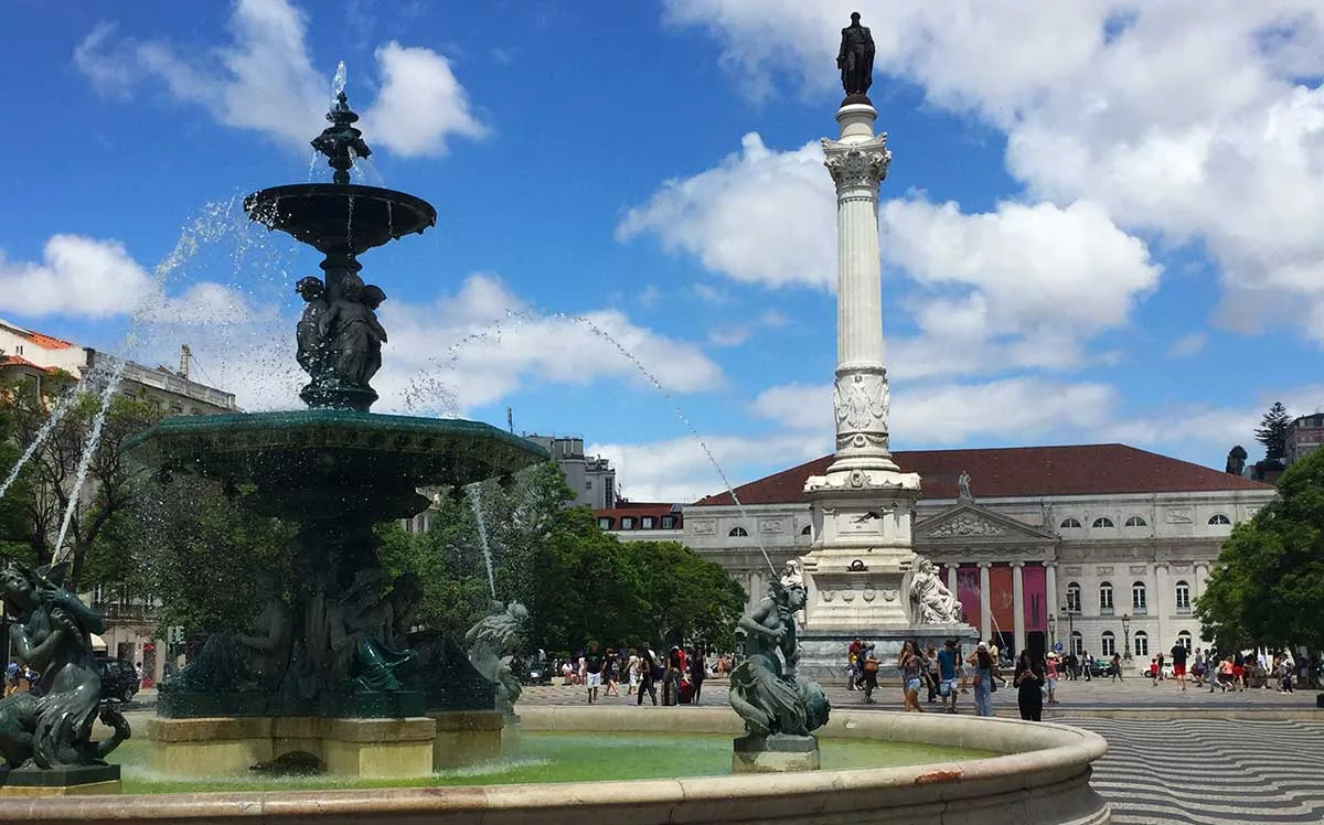Plaza del Rossio de Lisboa