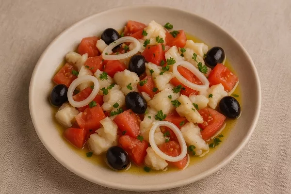 Esqueixada de bacallà
