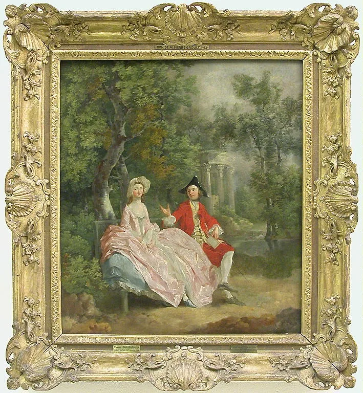 Conversación en un parque (Thomas Gainsborough