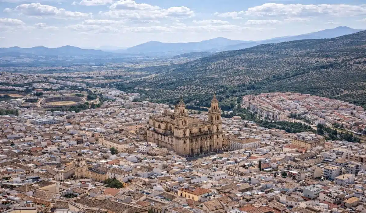Vista panorámica de Jaén, España