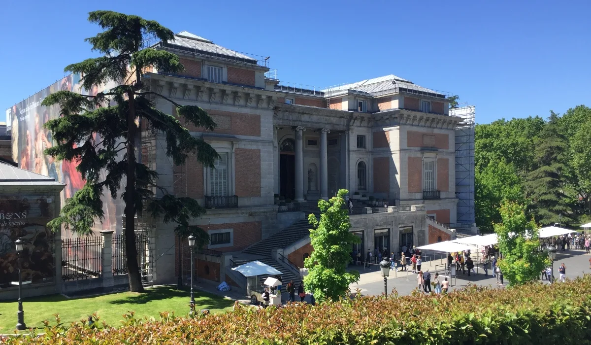 Fachada Norte del Museo del Prado en Paseo del Prado