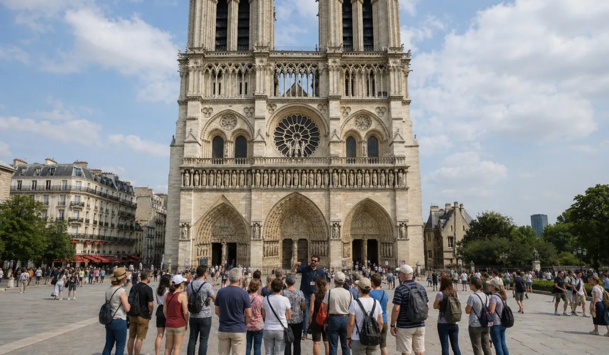 París: tour guiado por el interior y el exterior de la catedral de Notre-Dame