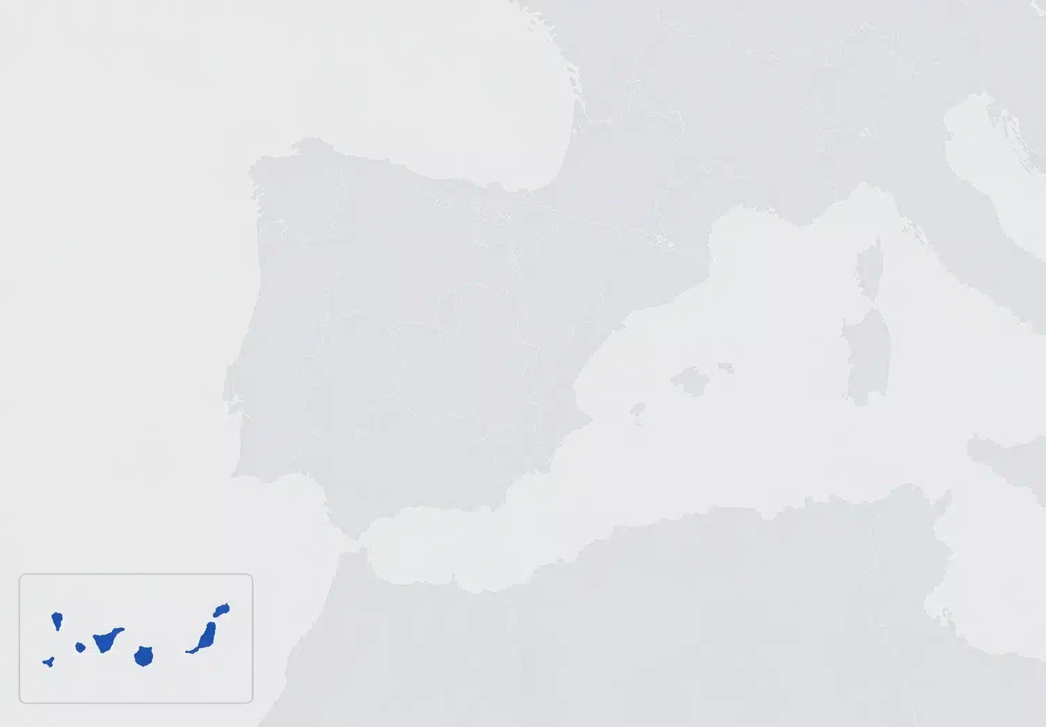 Mapa de Canarias
