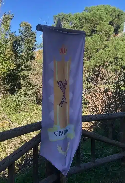 Estandarte del reino de Vagrant en la Senda Mágica de Arroyomolinos